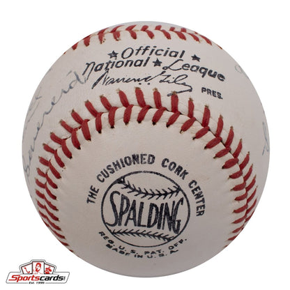 Rare Hank Severeid (d.1968) Single Signed Baseball Beckett BAS 1926 Yankees