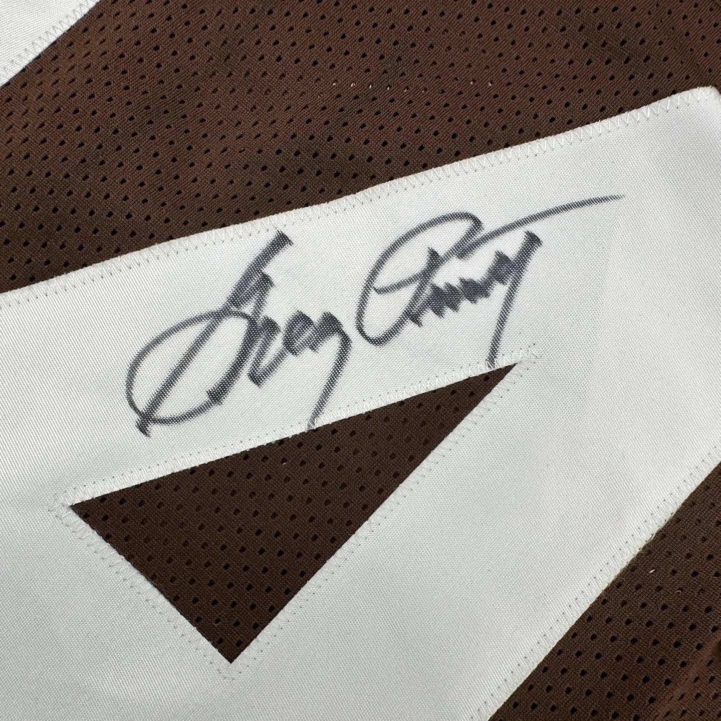 Framed Autographed/Signed Greg Pruitt 35x39 Cleveland Brown Football Jersey JSA COA