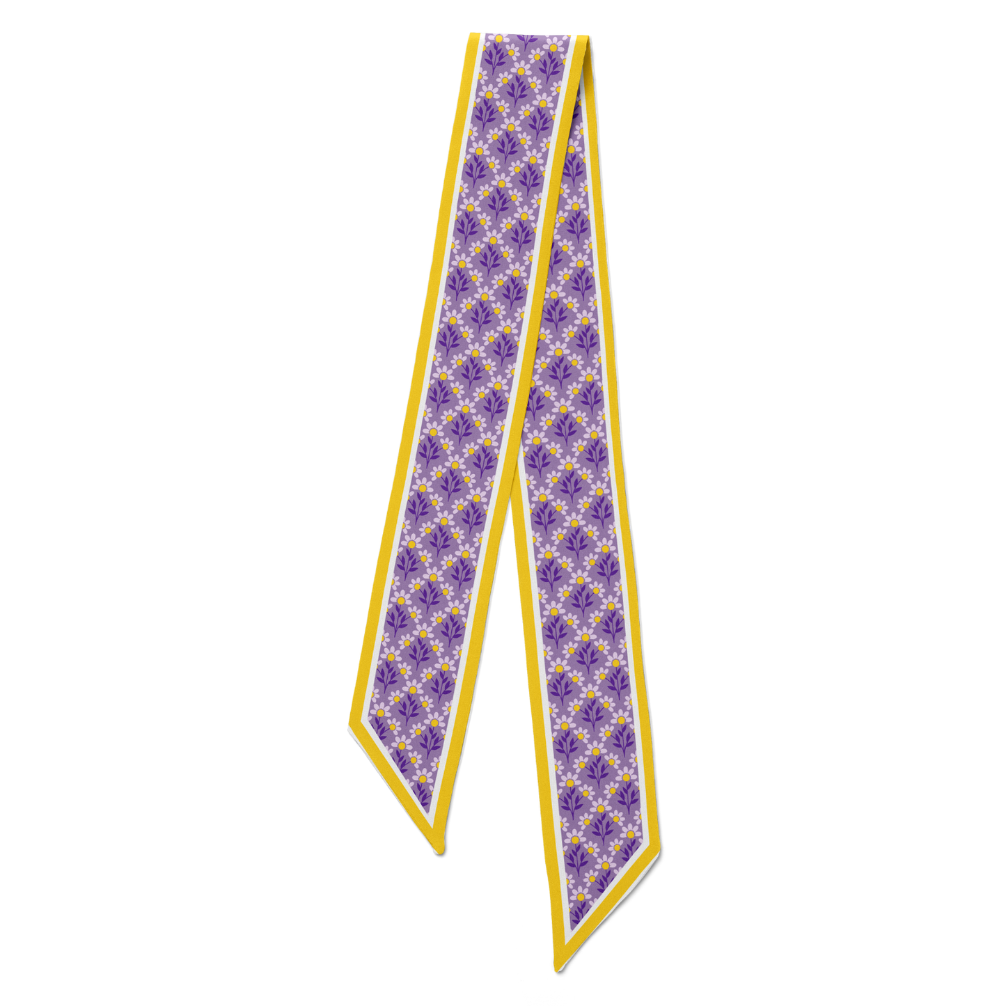 The Skinny Scarf - Purple & Gold