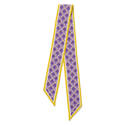 The Skinny Scarf - Purple & Gold
