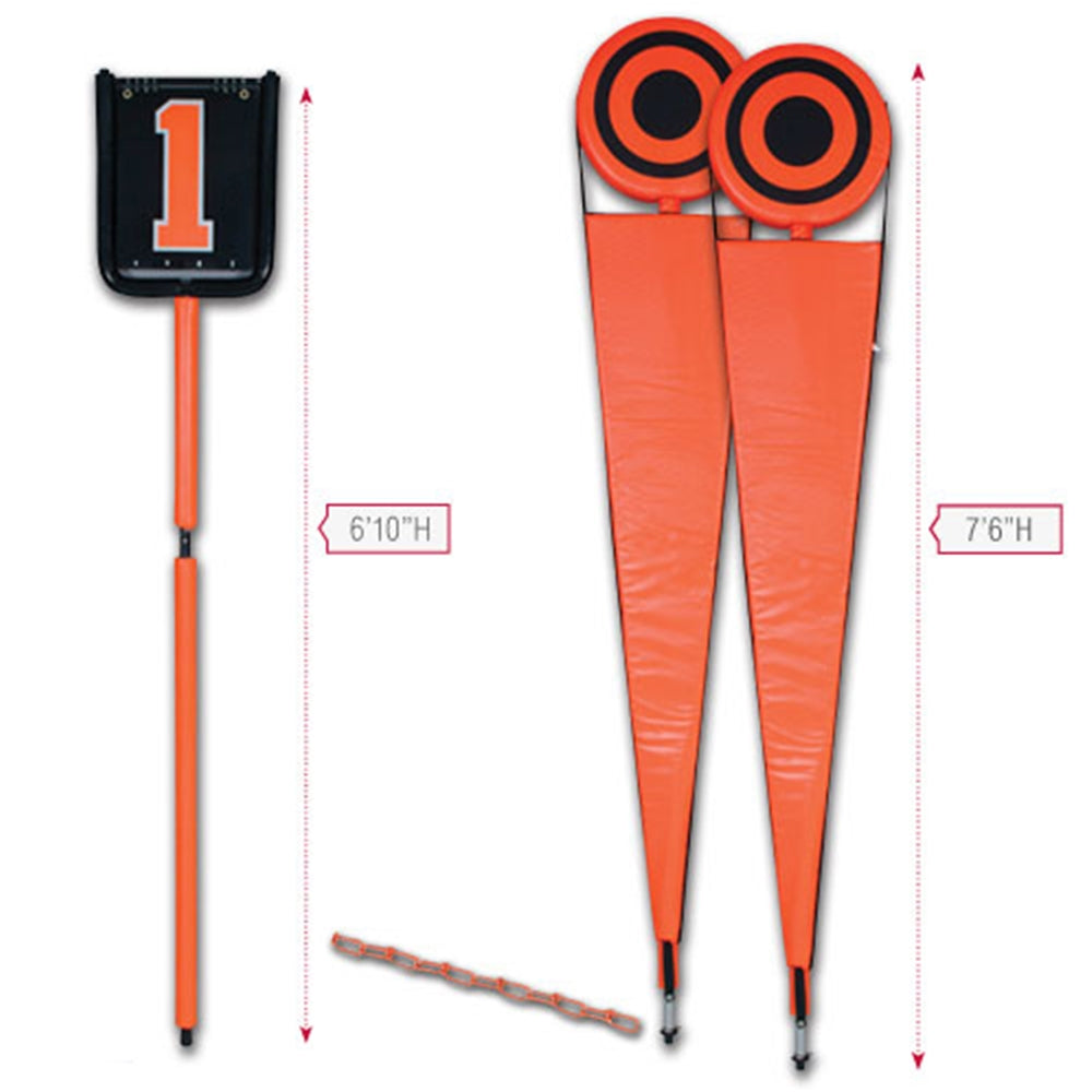 DELUXE DOWN BOX & CHAIN SET | FOOTBALL OFFICIATING EQUIPMENT