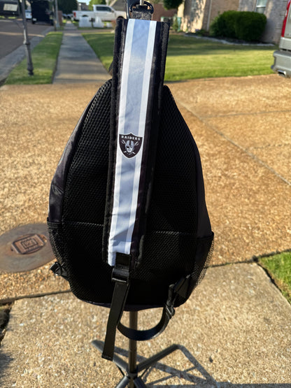 Las Vegas Raiders Sling Bag: Crossbody Backpack