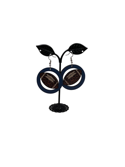Football earrings 2