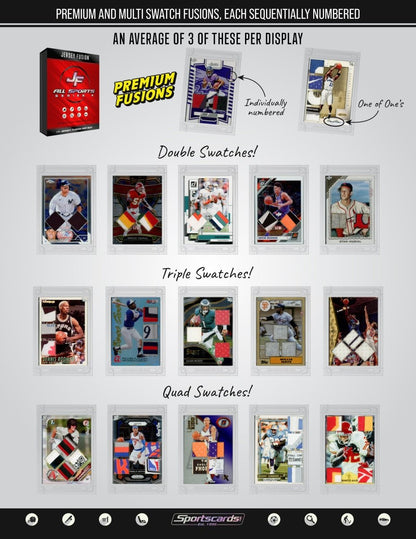 Jersey Fusion All Sports Edition Series 4 Sealed Box - (1) Jersey Fusion Per Box