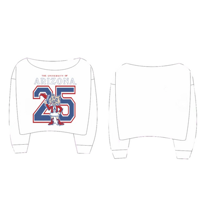 *new* Vintage University of Arizona “25” Cropped Crewneck