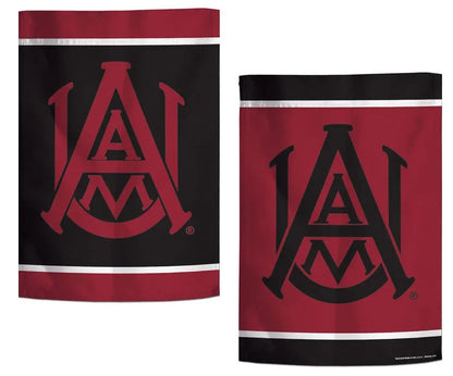 Alabama A&M Garden Flag 2 Sided Double Logo