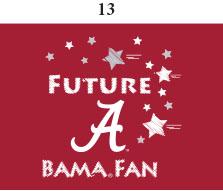 Alabama Infant Lap Shoulder Creeper Print