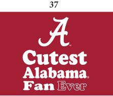 Alabama Infant Lap Shoulder Creeper Print