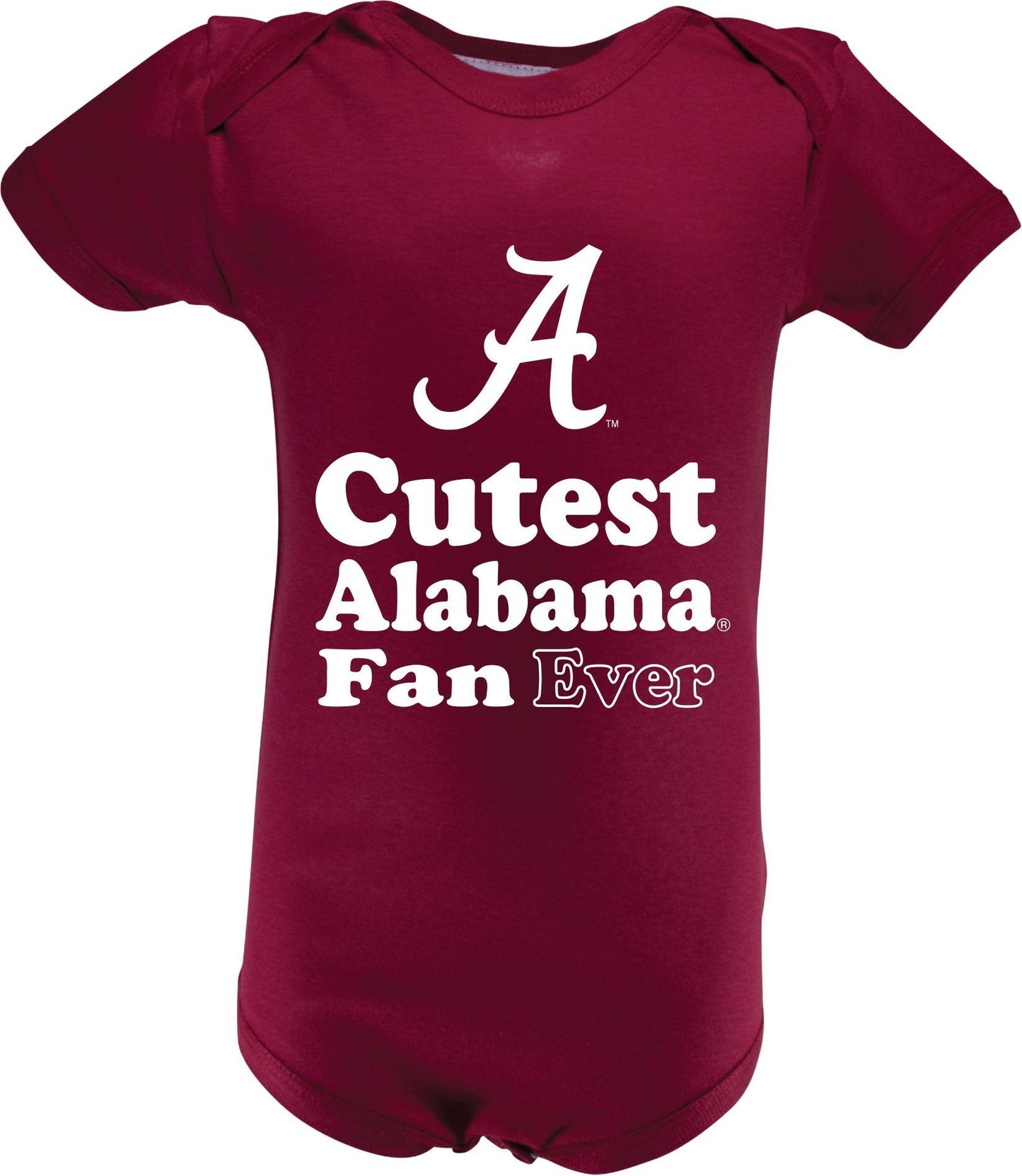 Alabama Infant Lap Shoulder Creeper Print