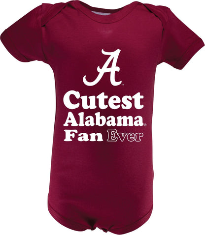 Alabama Infant Lap Shoulder Creeper Print