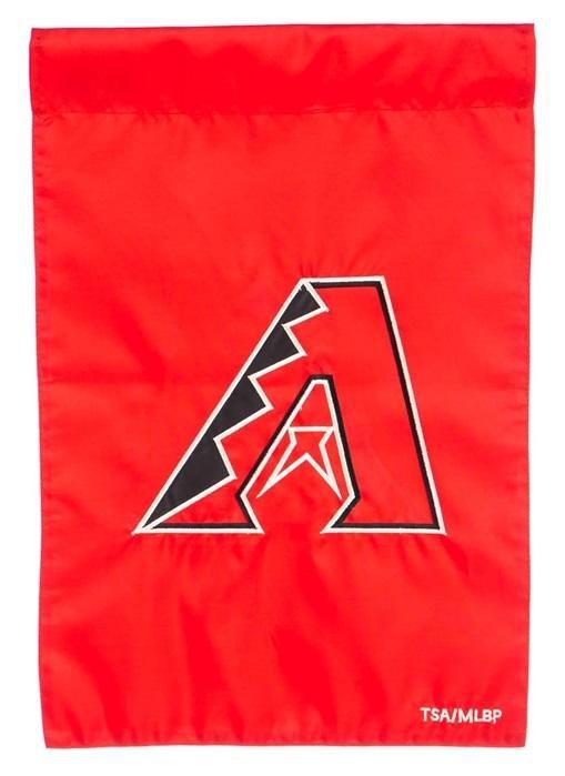 Arizona Diamondbacks Garden Flag 2 Sided Applique Logo