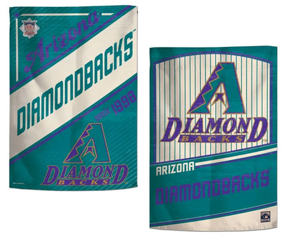 Arizona Diamondbacks Garden Flag 2 Sided Retro Classic