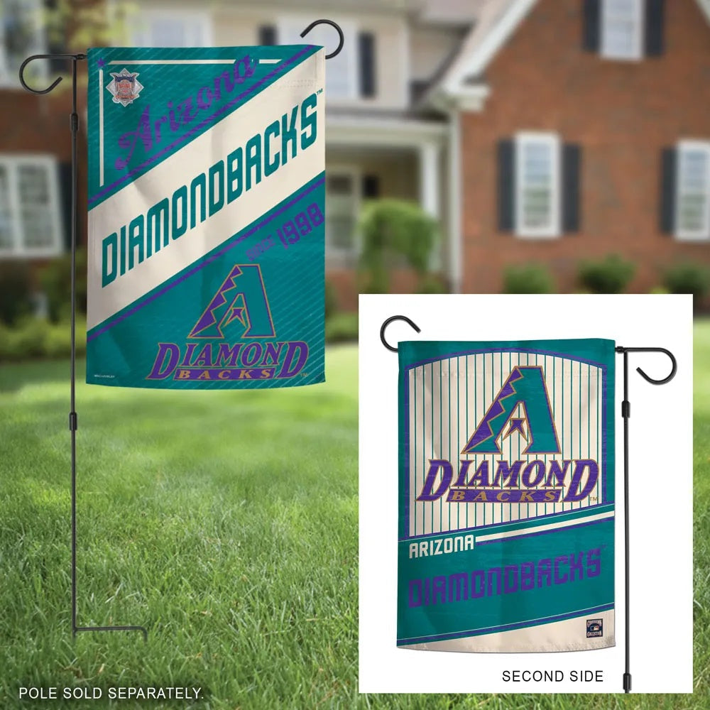 Arizona Diamondbacks Garden Flag 2 Sided Retro Classic