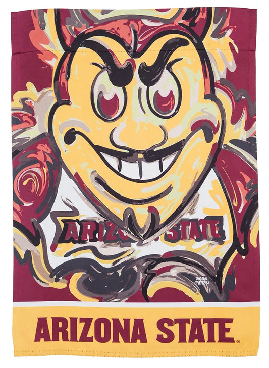 Arizona State Garden Flag Justin Patten 2 Sided