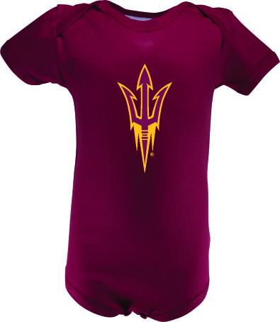 Arizona State Infant Lap Shoulder Creeper Print
