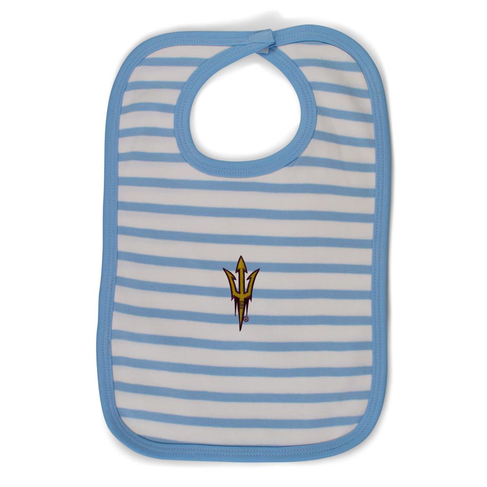 Arizona State Infant Stripe Knit Bib