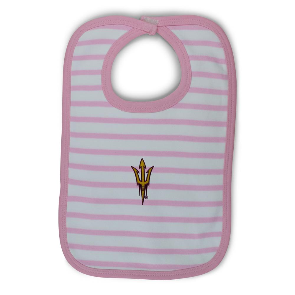Arizona State Infant Stripe Knit Bib