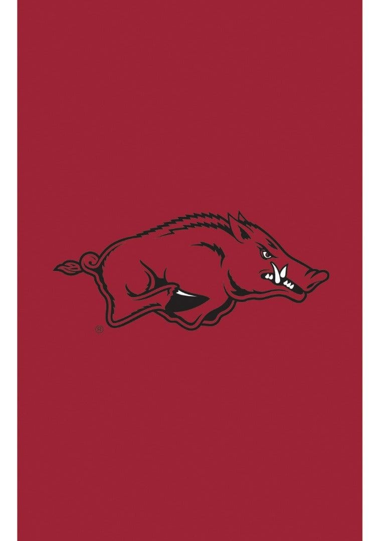 Arkansas Razorbacks Garden Flag 2 Sided Applique Logo