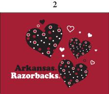 Arkansas Infant Lap Shoulder Creeper Print