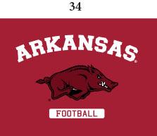 Arkansas Infant Lap Shoulder Creeper Print