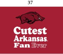 Arkansas Infant Lap Shoulder Creeper Print