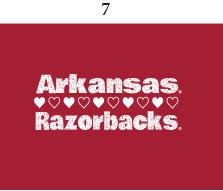 Arkansas Infant Lap Shoulder Creeper Print