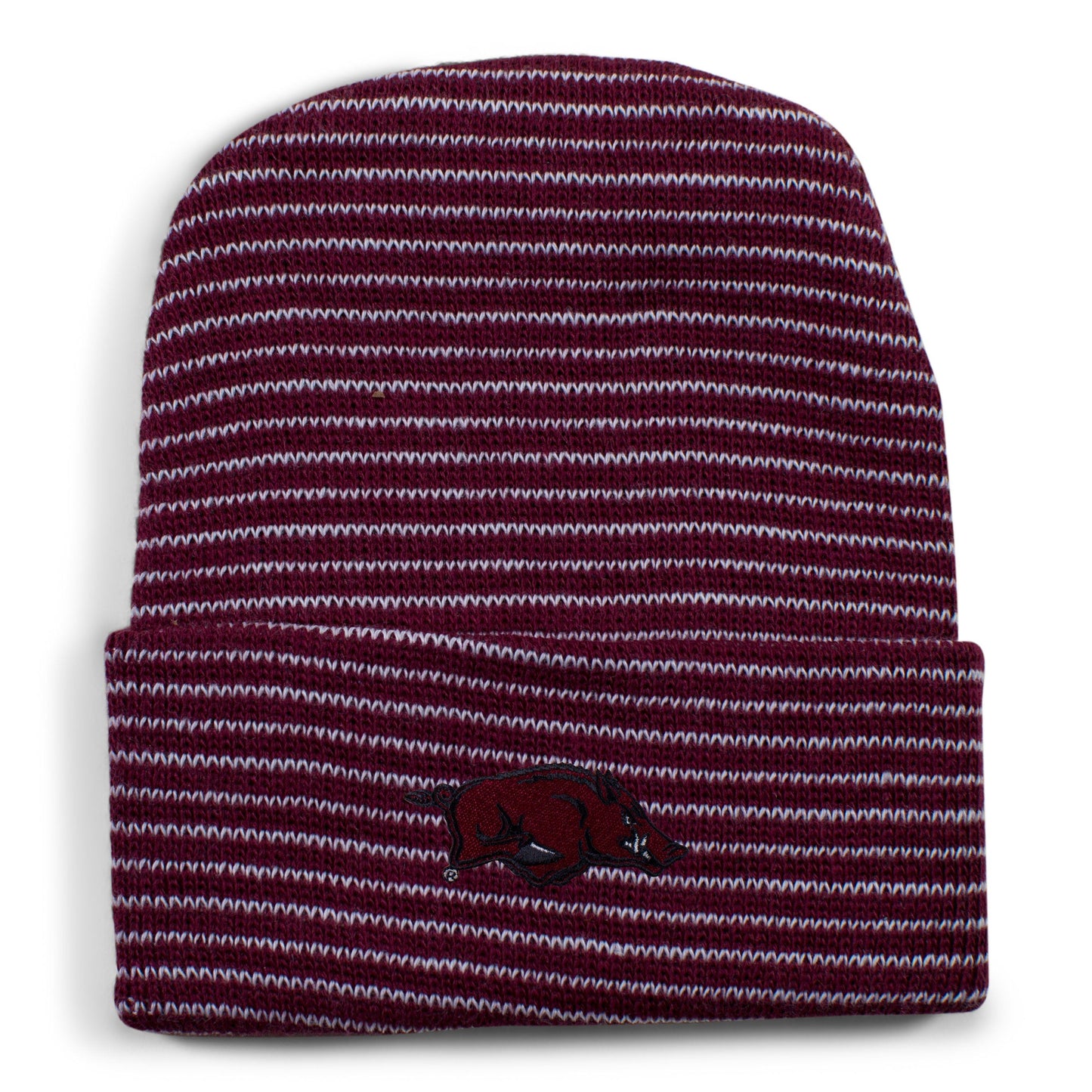 Arkansas Stripe Knit Cap
