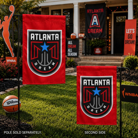 Atlanta Dream Garden Flag 2 Sided