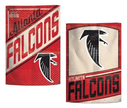 Atlanta Falcons Garden Flag 2 Sided Retro Vintage Logo