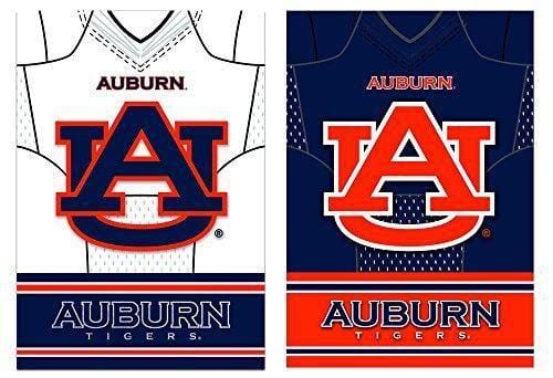 Auburn Tigers Garden Flag 2 Sided Jersey