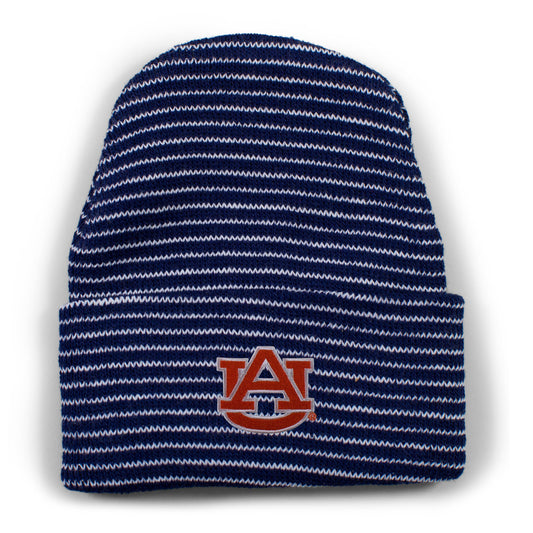 Auburn Stripe Knit Cap