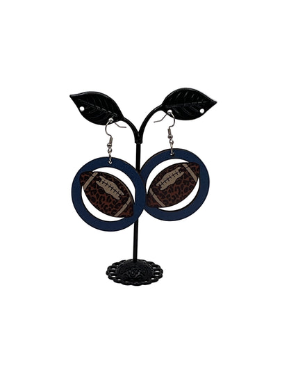 Football earrings 2