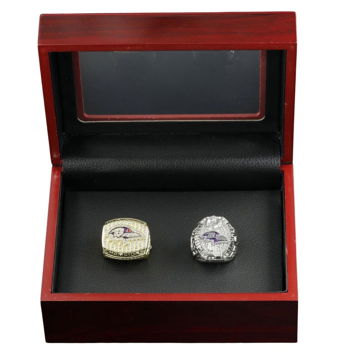 Baltimore Football Championship Ring Set – 2000 & 2012 Collectible