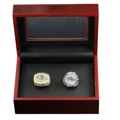 Baltimore Football Championship Ring Set – 2000 & 2012 Collectible