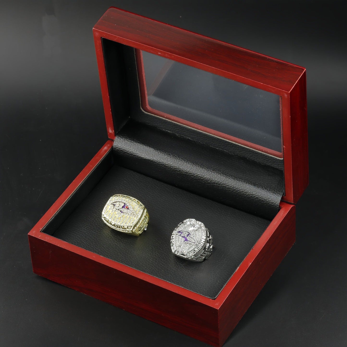 Baltimore Football Championship Ring Set – 2000 & 2012 Collectible