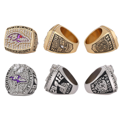Baltimore Football Championship Ring Set – 2000 & 2012 Collectible