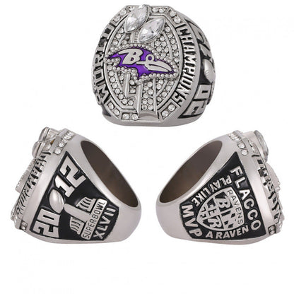 Baltimore Football Championship Ring Set – 2000 & 2012 Collectible
