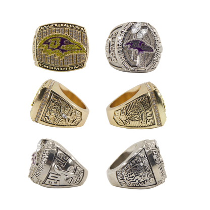 Baltimore Football Championship Ring Set – 2000 & 2012 Collectible