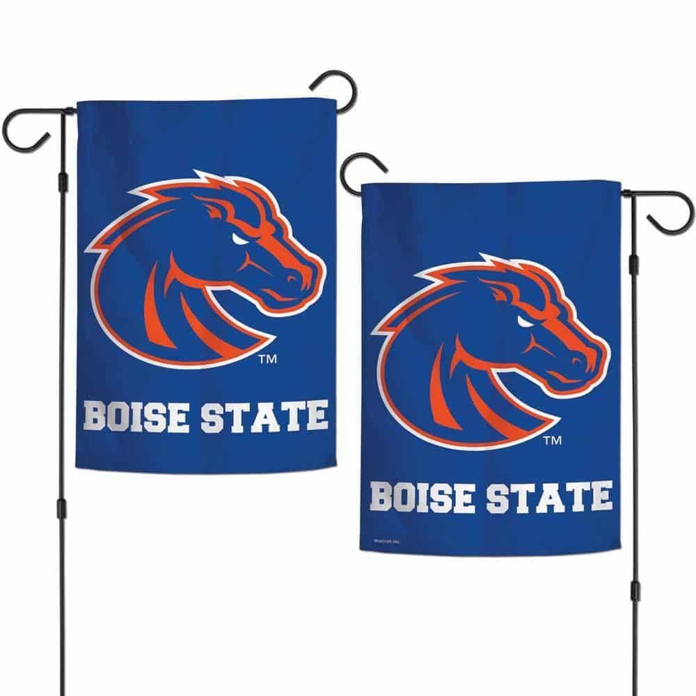 Boise State Garden Flag 2 Sided Logo