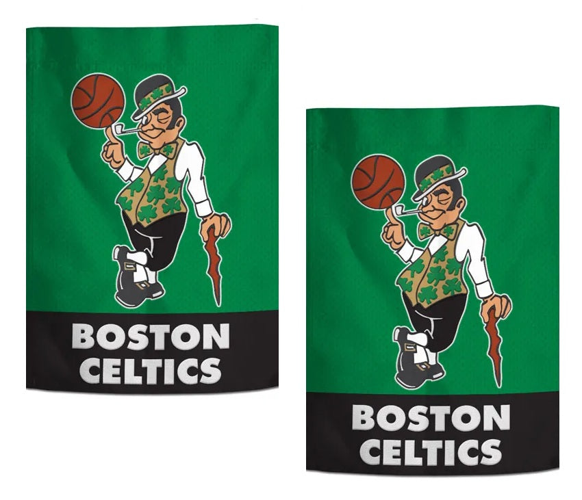 Boston Celtics 2 Sided Embroidered Garden Flag