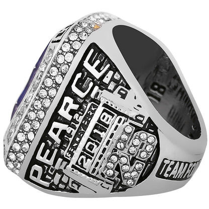 2018 Boston Baseball Championship Ring Replica – Fan Exclusive Memorial Collectible Gift with Wooden Box