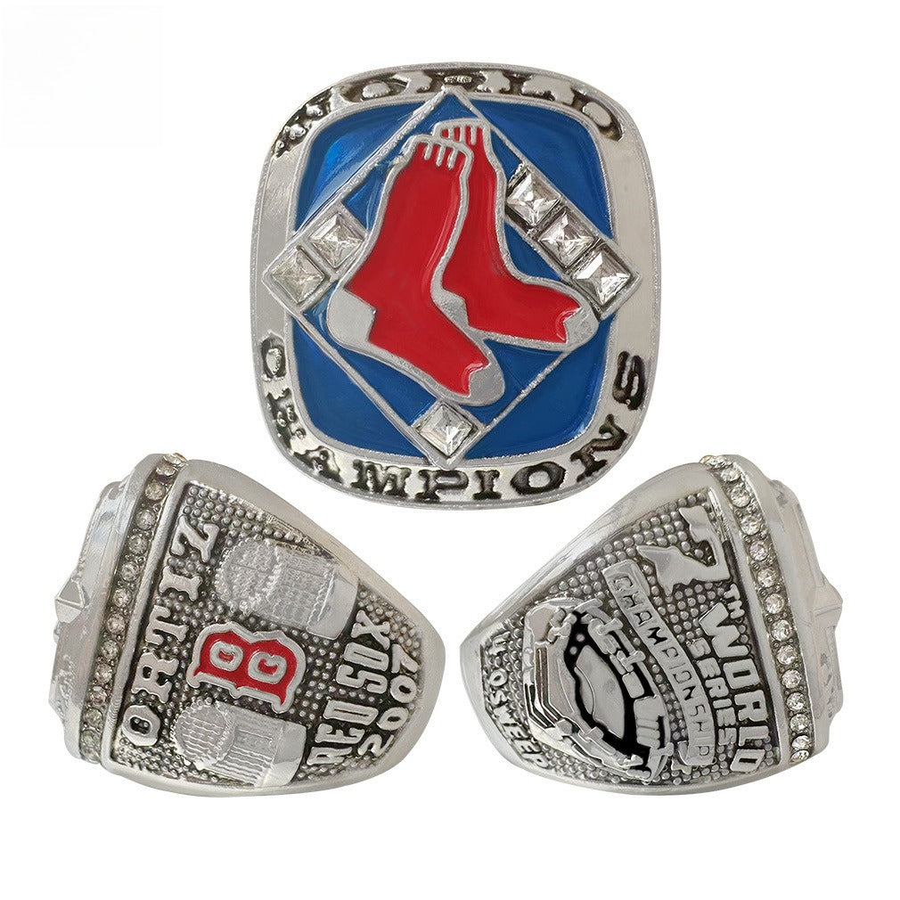 2007 Boston Baseball Championship Ring Replica – David Ortiz #34 Fan Collectible Gift