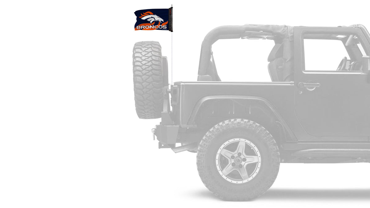 Denver Broncos 11"x17" Forever Wave Flag