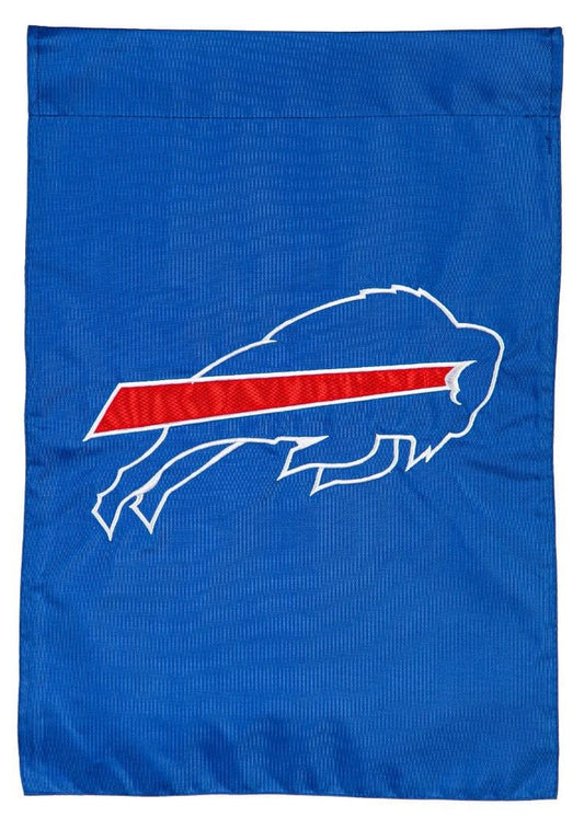 Buffalo Bills Garden Flag 2 Sided Applique
