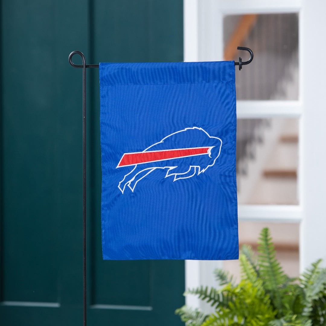 Buffalo Bills Garden Flag 2 Sided Applique