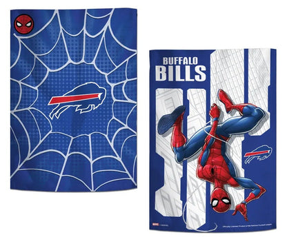 Buffalo Bills Garden Flag 2 Sided Spiderman