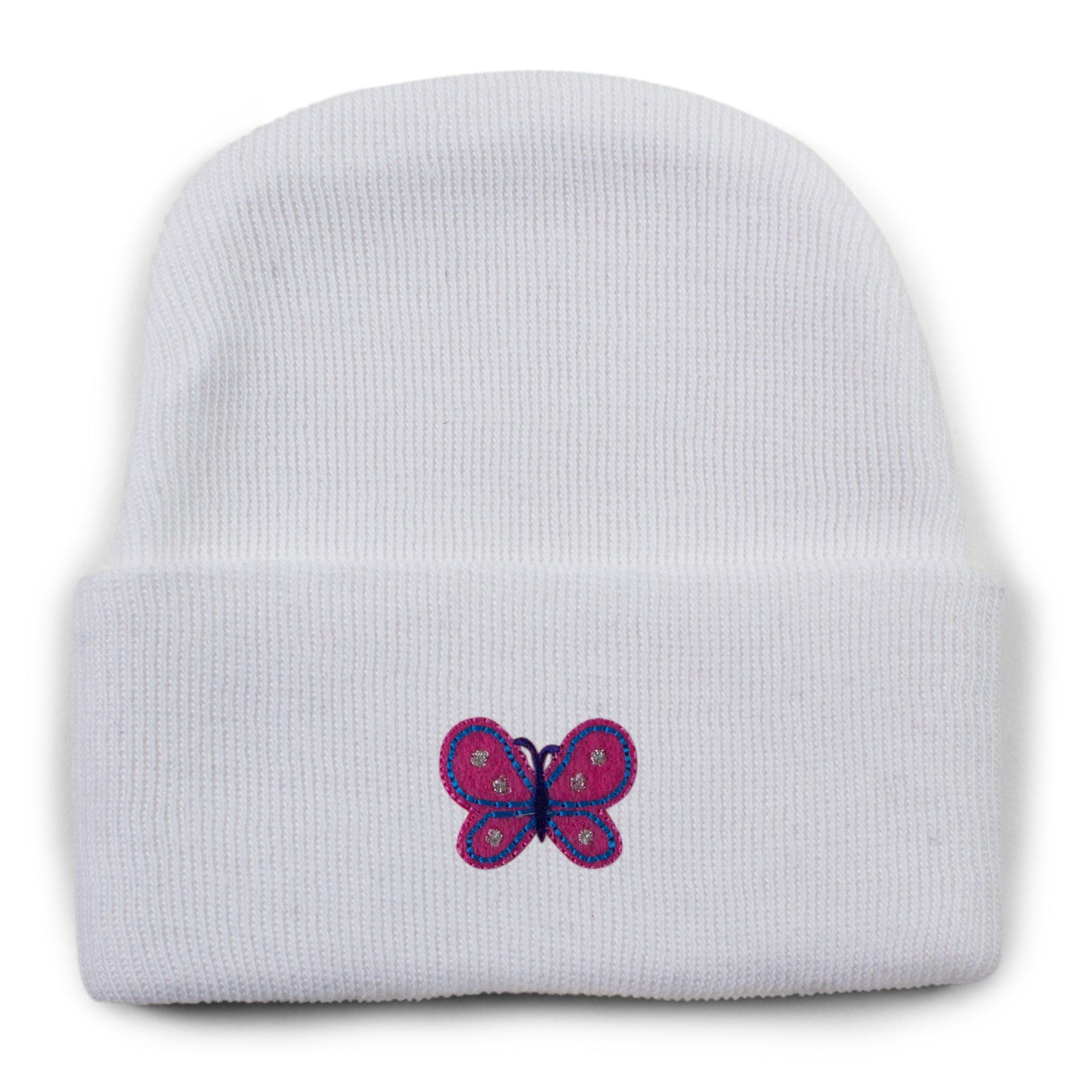 Baby Appliqued Knit Cap