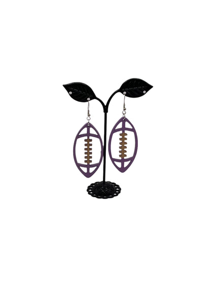 Football earrings 1