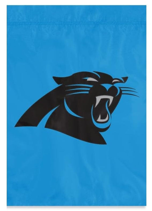 Carolina Panthers Small Garden Flag Applique Single Sided