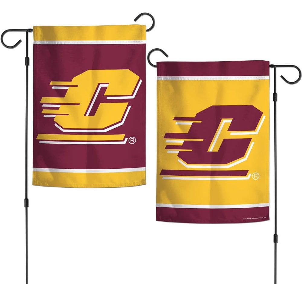 Central Michigan Garden Flag 2 Sided Logo